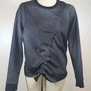 KORAL Paradigm Shirred Scuba Jersey Top size M